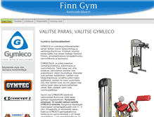 Tablet Screenshot of finngym.qred.fi